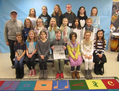 Tutor leads students to publish an elementary school newspaper
