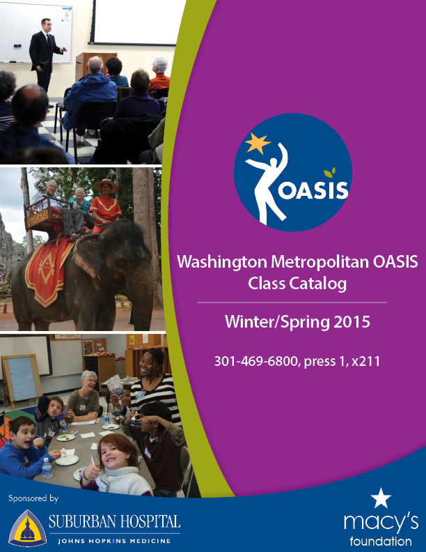 Washington Metropolitan Oasis Winter/Spring Course Catalog