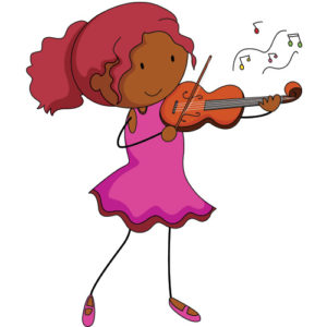 Girl Playing Violin