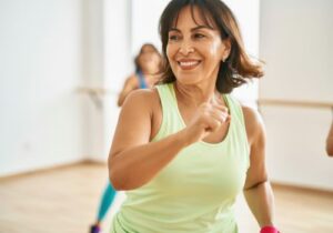 June 16 top image Woman exercising