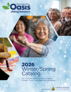 Catalog cover 2026.1 Oasis catalog cover for winter-spring 2026
