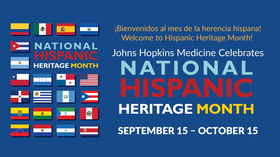 Hispanic Heritage Month Banner promoting National Hispanic Heritage Month